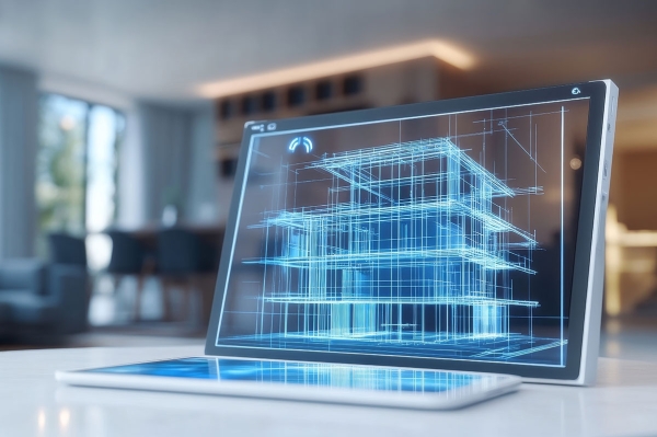 245914217modernarchitectureconceptdigitaltabletshowcasingblueprintswithholographicprojection.jpg
